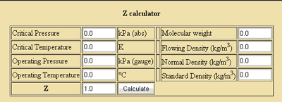 rumus compressibillity factor